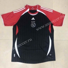 06-07 Retro version Ajax Black Thailand Soccer Training Jersey-HR