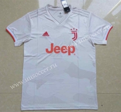 Retro Version 19-20 Juventus Away White  Thailand Soccer Jersey AAA-1332