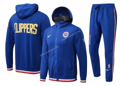 2021-2022 Los Angeles Clippers Cai Blue Thailand Soccer Jacket Uniform With Hat-815