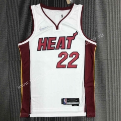 75th anniversary NBA Miami Heat White   #22  Jersey-311