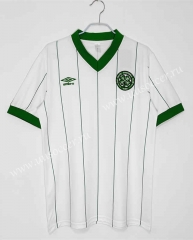 84-86 Retro version Celtic  Away White  Thailand Soccer Training Jersey-c1046