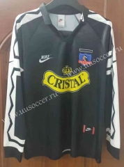 1995 CD Colo-Colo Away Black  Thailand LS Soccer jersey-7T