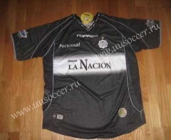 2002 Olympiacos F.C. Away Black Thailand Soccer Jersey AAA-512