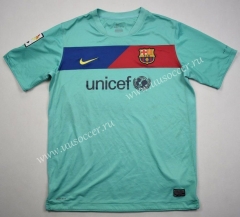 10-11 Retro Version Barcelona Away Light Green Thailand Soccer Jersey AAA-811