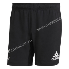 2022  All Black Home Black Rugby Short