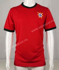 Retro Version 1966-1969 Portugal Home Red  Thailand Soccer Jersey AAA-503
