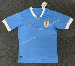 2022 World Cup  Uruguay Home Blue Thailand Soccer Jersey AAA-GB