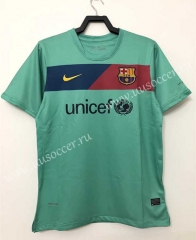 10-11 Retro Version Barcelona Away Light Green Thailand Soccer Jersey AAA-811