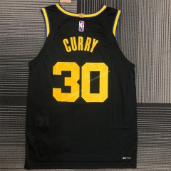Player version  2022  NBA Golden State Warriors Black #30 Jersey-311