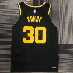 Player version  2022  NBA Golden State Warriors Black #30 Jersey-311