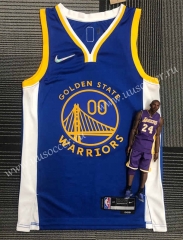 75th Anniversary Edition 2022  NBA Golden State Warriors Blue#00 Jersey-311
