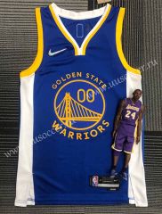 75th Anniversary Edition 2022  NBA Golden State Warriors Blue#00 Jersey-311