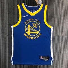 Player version  2022  NBA Golden State Warriors Blue#30 Jersey-311