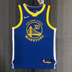 Player version  2022  NBA Golden State Warriors Blue#30 Jersey-311