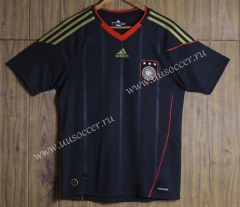 2010 Retro Version Germany Black Thailand Soccer Jersey-SL