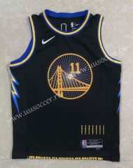 2022-23 Hot pressed version  NBA Golden State Warriors Black#11 Jersey-815