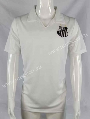 1970 Retro Version Santos FC White Thailand Soccer Jersey AAA-503