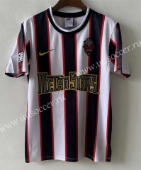 1997 Retro Version New York Mets Away Black&White  Thailand Soccer Jersey AAA-9171
