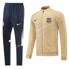 2022-23 Barcelona Yellow Thailand Jacket Uniform-LH