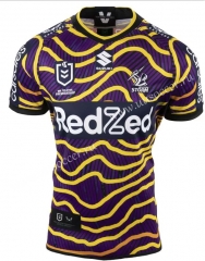 （S-5xl）2022-23 Muniburn Yellow&Purple NRL Shirt