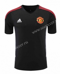 2022-23 Manchester United Black Thailand Soccer -418