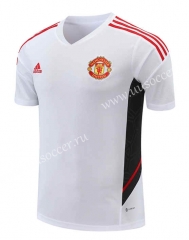 2022-23 Manchester United White Thailand Soccer -418