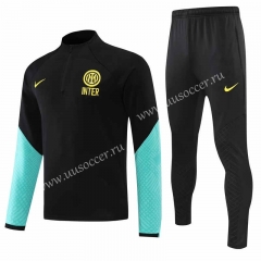 2022-23 Inter Milan Black Thailand Tracksuit -4627