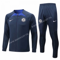 2022-23 Chelsea Royal Blue Soccer Thailand Jacket Uniform-815