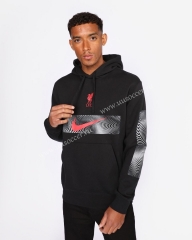 2022-23  Liverpool Black  Thailand Tracksuit Top With Hat-CS