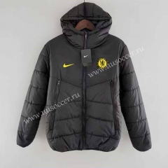 2022-23 Chelsea Black Thailand Soccer Cotton With Hat-GDP