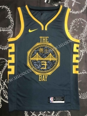 2018 Version NBA Golden State Warriors Dark Gary #3 Jersey-311
