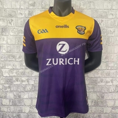 (S-5xl)2022-23 GAA  Wexford  Purple Rugby Shirt