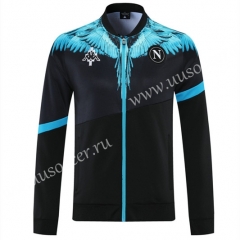 2021-2022 Napoli Black Thailand Soccer Jacket Top-LH