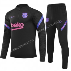 2021-2022 Barcelona Cai Royal Blue  Thailand Tracksuit Uniform-GDP
