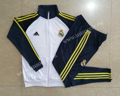 2022-23 Real Madrid White Soccer Jacket Uniform-815