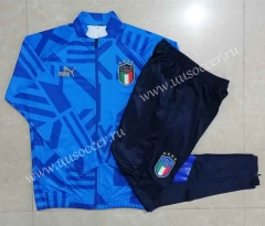 2022-23 Italy Blue Soccer jacket-815
