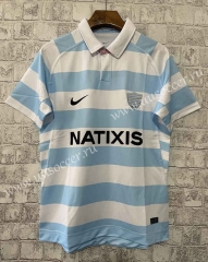 22-23 France White& Blue Rugby Jersey