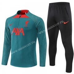 2022-23  Liverpool Green  Thailand Soccer Tracksuit Uniform