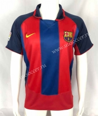 03-04 Retro Version Barcelona Home Red&Blue  Thailand Soccer Jersey AAA-503