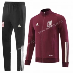 2022-23 Mexico  Red  Thailand Soccer Jacket Uniform-LH