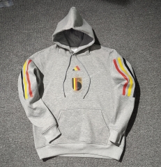 2022-23  Belgium Grey Thailand Tracksuit Top With Hat-CS