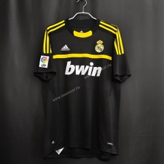 11-12 Retro Version   Real Madrid  Away Black  Thailand Soccer Jersey AAA-c1046