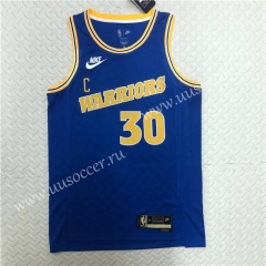 2022-23  NBA Golden State Warriors Blue #30 Jersey