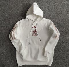 2022-23  Mexico White Thailand Tracksuit Top With Hat-LH