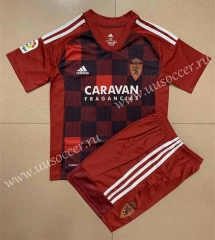 22-23  Real Zaragoza 2nd Away Red  Soccer Uniform-AY
