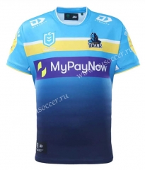 22-23 Titan Home Blue Thailand Rugby Shirt