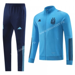 22-23 Argentina Blue  Thailand Soccer Jacket Uniform-LH