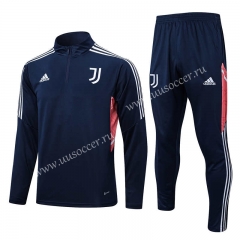 2022-23 Juventus Royal Blue  Thailand Soccer Tracksuit-815