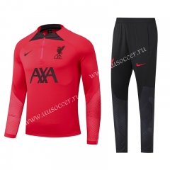 (S-3xl)2022-23  Liverpool Orange  Thailand Soccer Tracksuit Uniform-GDP
