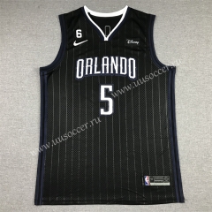 22-23 City version NBA Orlando Magic Black#5 Jersey-311